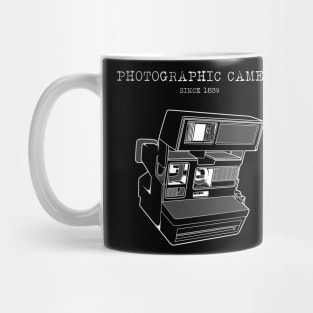 PHOTOGRAPHIC CAMERA white version T-Shirt / Photography Mug